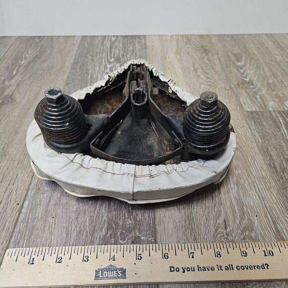 Mesinger Vintage Bicycle Seat Dual Sping Saddle Red White Cover Retro - Picture 8 of 8